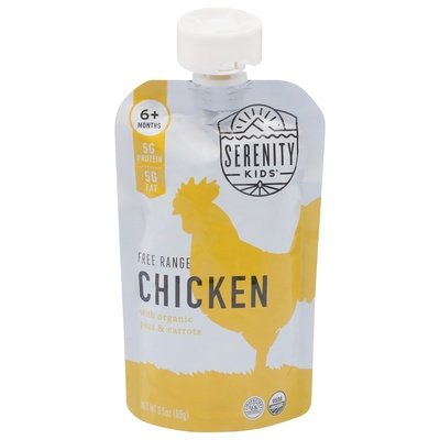 Serenity Kids Chicken Free Range 6+ Months 6/3.5 OZ [UNFI-CARLISLE #2367167] [ebt]