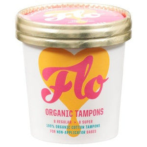 Flo Tampons Non-Applicator 12/16 CT [UNFI #2645778]