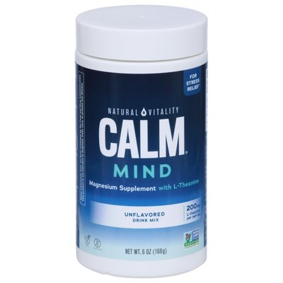 Natural Vitality Drink Mix 200 Mg Mind Unflavored 1/6 OZ [UNFI-CARLISLE #2925196]