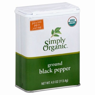 Simply Organic Black Pepper Ground 6/4.0 OZ [UNFI-CARLISLE #1141878] [ebt]