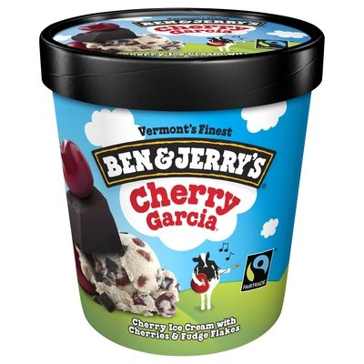 Ben & Jerrys Ice Cream Cherry Garcia 8/PINT [UNFI #357178] [ebt]