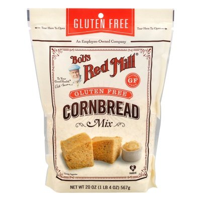 Bobs Red Mill Cornbread Mix Gluten Free 4/20 OZ [UNFI #2597029] [ebt]