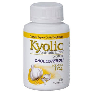 Kyolic Cholesterol Lecithin Formula 104 Capsules 1/100 CAP [UNFI-CARLISLE #182402]