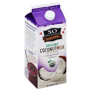 So Delicious Coconut Milk Beverage Organic Unsweetened Vanilla 6/64 OZ [UNFI #1195882] [ebt]