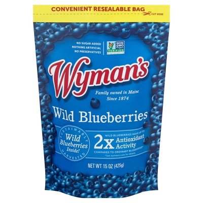 Wymans Of Maine Wild Blueberries 12/15 OZ [UNFI #229450] [ebt]
