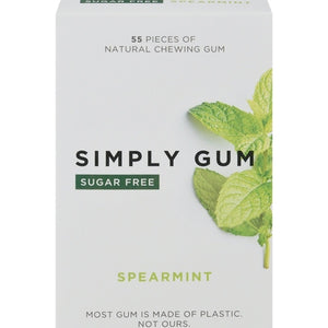 Simply Gum Gum Sugar Free Spearmint 6/55 CT [UNFI-CARLISLE #2794220] [ebt]