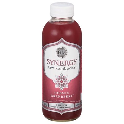 Gts Kombucha Raw Cosmic Cranberry 12/16 OZ [UNFI #2273464] [ebt] D