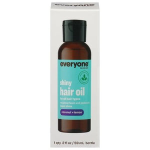 Everyone Hair Oil Shiny Coconut + Lemon 1/2 OZ [UNFI-CARLISLE #2947737]