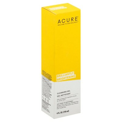 Acure Cleansing Gel Brilliantly Brightening 1/4 OZ [UNFI-CARLISLE #1848563]
