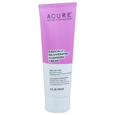 Acure Cleansing Cream Radically Rejuvenating Olive Oil & Mint 1/4 OZ [UNFI-CARLISLE #1848589]
