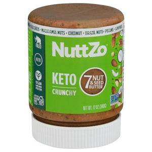 Nuttzo 7 Nut & Seed Butter Keto Crunchy 6/12 OZ [UNFI #2440774] [ebt]