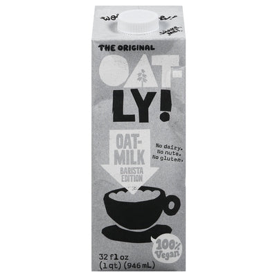 Oatly Oat Milk 100% Vegan 6/32 OZ [UNFI #03102316] [ebt]