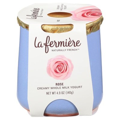 La Fermiere Yogurt Creamy Whole Milk Rose 6/4.9 OZ [UNFI #2722155] [ebt]