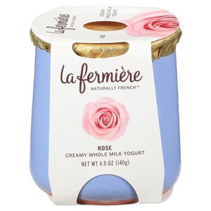 La Fermiere Yogurt Creamy Whole Milk Rose 6/4.9 OZ [UNFI #2722155] [ebt]