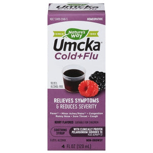 Natures Way Cold + Flu Non-Drowsy Berry Flavored 1/4 OZ [UNFI-CARLISLE #300772]