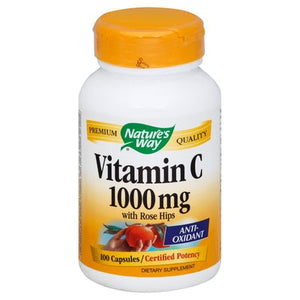 Natures Way Vitamin C With Rose Hips 1000 Mg Capsules 100 Cap [UNFI-CARLISLE #0816264]
