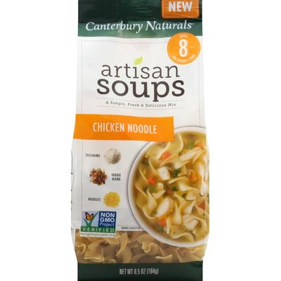 Canterbury Naturals Artisan Soups Chicken Noodle 6/6.5 OZ [UNFI #02299584] [ebt]