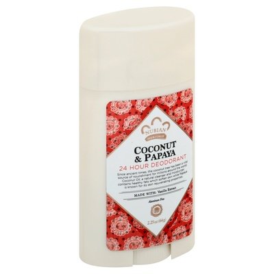 Nubian Heritage Deodorant 24 Hour Coconut & Papaya 2.25 OZ [UNFI-CARLISLE #1623727]