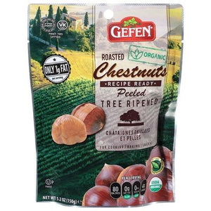 Gefen Chestnuts Organic Roasted Peeled 12/5.2 OZ [UNFI #920439] [ebt]