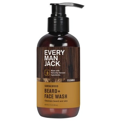 Every Man Jack Beard + Face Wash Sandalwood 1/6.7 OZ [UNFI-CARLISLE #2410124]