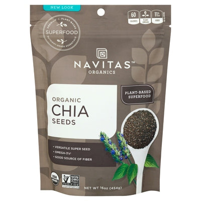 Navitas Organics Chia Seeds Organic 6/16 OZ [UNFI #1273549] [ebt]