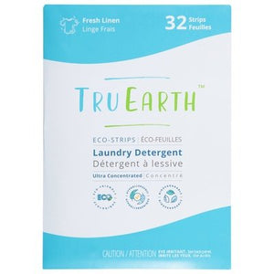 Tru Earth Laundry Detergent Eco-Strips Ultra Concentrated He Fresh Linen 12/32 CT [UNFI-CARLISLE #2743342]