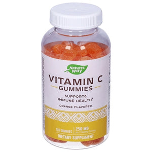 Natures Way Vitamin C 250 Mg Gummies Orange Flavored 120 CT [UNFI-CARLISLE #2682060]