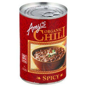Amys Chili Organic Spicy 12/14.7 OZ [UNFI #971242] [ebt]