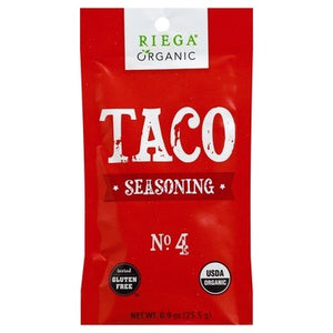 Riega Foods Taco Seasoning Organic No. 4 8/.9 OZ [UNFI #1564475] [ebt]