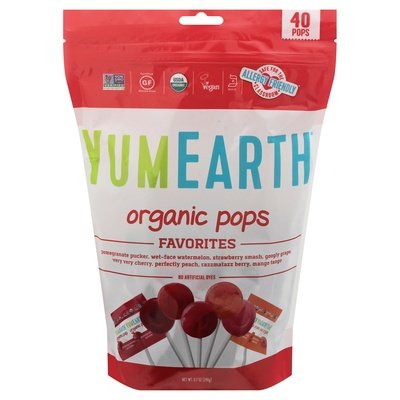 Yumearth Pops Organic Favorites 12/8.7 OZ [UNFI #1156660] [ebt]