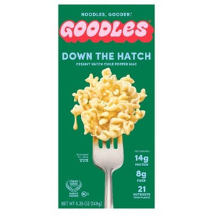 Goodles Noodles Creamy Hatch Chile Popper Mac Down the Hatch 12/5.25 Z [UNFI #2930816] [ebt]