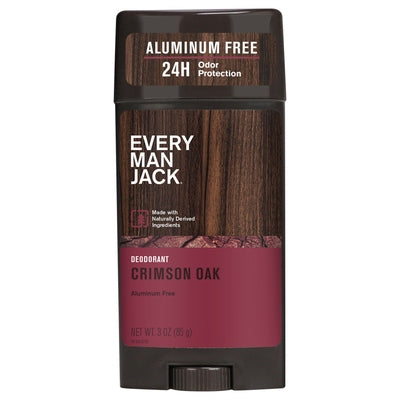 Every Man Jack Deodorant Aluminum Free Crimson Oak 1/3 OZ [UNFI-CARLISLE #3175148]