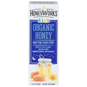 Honey Works Kids Cough Syrup Organic Honey Night-Time 1/4 OZ [UNFI-CARLISLE #3091758]