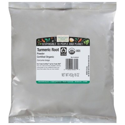 Frontier Nat Prod Co-Op Turmeric Root Powder 1LB [UNFI-CARLISLE #174151] [ebt]
