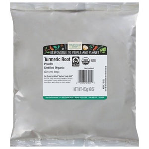 Frontier Nat Prod Co-Op Turmeric Root Powder 1LB [UNFI-CARLISLE #174151] [ebt]