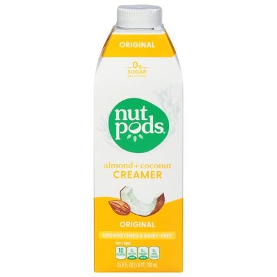 Nutpods Creamer Almond + Coconut Original 6/25.4 OZ [UNFI #2670925] [ebt]