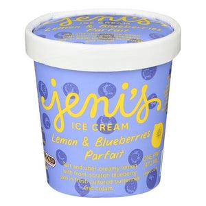 Jenis Ice Cream Lemon & Blueberries Parfait 8/16 OZ [UNFI #2457745] [ebt]