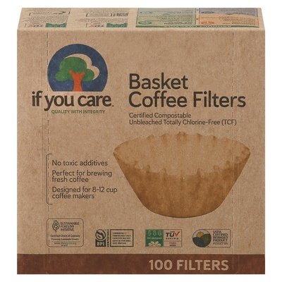 If You Care Coffee Filters Basket 100 CT [UNFI #1618834] T