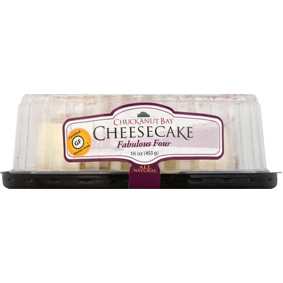 Chuckanut Bay Cheesecake Fabulous Four 6/16 OZ [UNFI #03029121] [ebt]