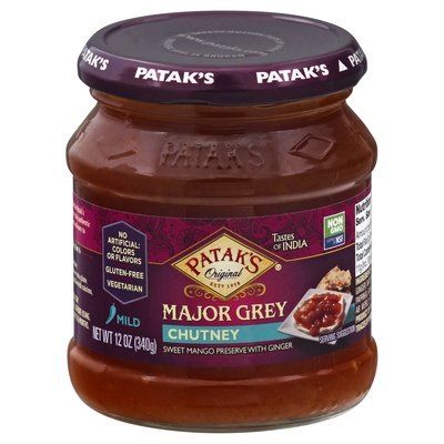 Patak Chutney Major Grey Mild 6/12 OZ [UNFI #499012] [ebt]
