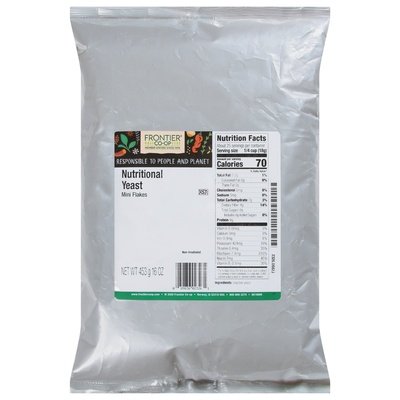 Frontier Nat Prod Co-Op Nutritional Yeast Mini Flakes 1LB [UNFI-CARLISLE #466144] [ebt]