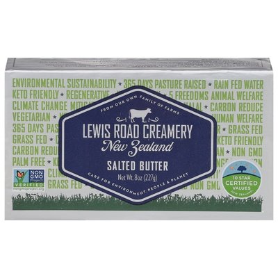 Lewis Road Creamery Butter Salted 12/8 OZ [UNFI #2916328] [ebt]