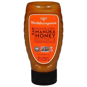 Wedderspoon Honey Raw Monofloral Manuka 6/12 OZ [UNFI #2367969] [ebt]
