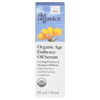 Sky Organics Oil Blend Evening Primrose & Moringa Organic Age Embrace 1/1 OZ [UNFI-CARLISLE #2976991]