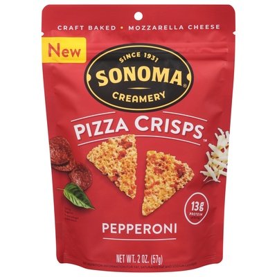 Sonoma Creamery Pizza Crisps Pepperoni 6/2 OZ [UNFI #2924991] [ebt]