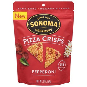 Sonoma Creamery Pizza Crisps Pepperoni 6/2 OZ [UNFI #2924991] [ebt]