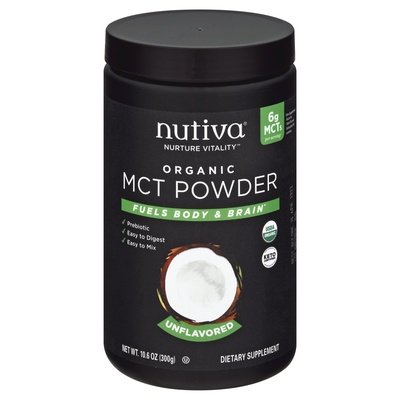 Nutiva Mct Powder Organic Unflavored 1/10.6 OZ [UNFI-CARLISLE #2279263]