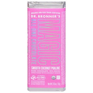 Dr Bronners Dark Chocolate Smooth Coconut Praline 12/2.93 OZ [UNFI-CARLISLE #2724094] [ebt]