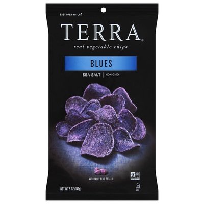 Terra Chips Vegetable Chips Real Blues Sea Salt 12/5 OZ [UNFI #899856] [ebt]