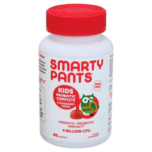 Smartypants Kids Probiotic Complete 4 Billion Cfu Gummies Strawberry Creme 60 CT [UNFI-CARLISLE #2006484]